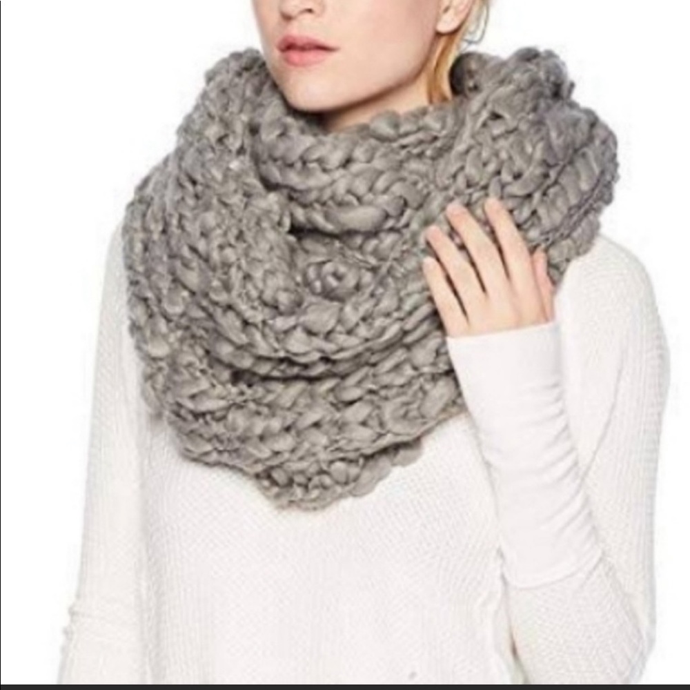 Free People Jumbo knit oversized infinity scarf